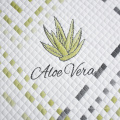 Jacquard Mattress Fabric Fragrant Aloe Vera Aromatic After-treatment Knitted Bedding 100% Polyester Home Textile YARN DYED Weft